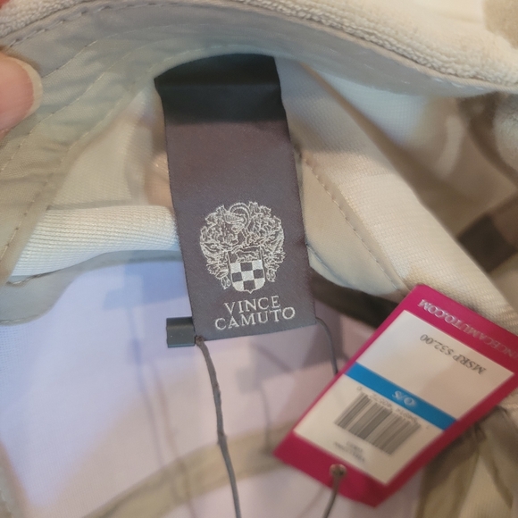 NWT Vince Camuto Terry Baseball Cap with Bow in Back - Picture 9 of 10
